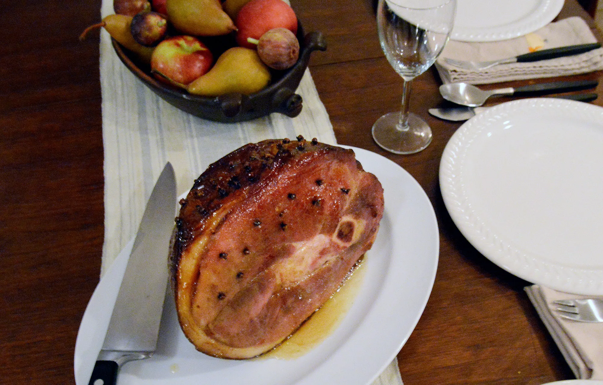 Thanksgiving ham