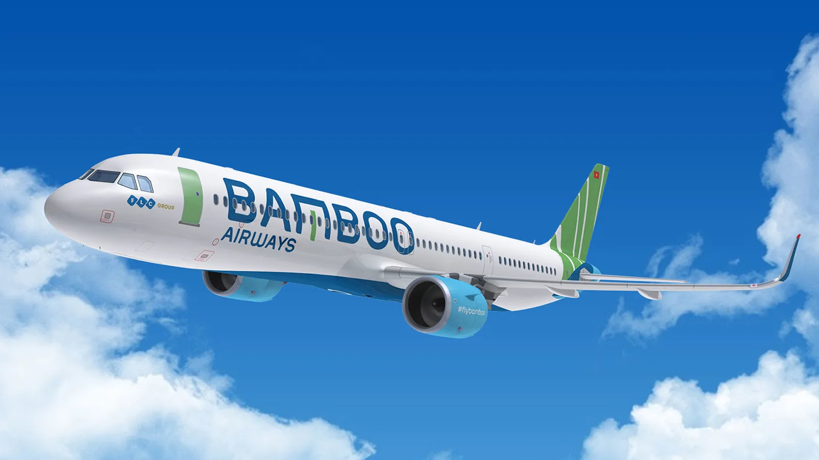 Artist rendition of Bamboo Airways.