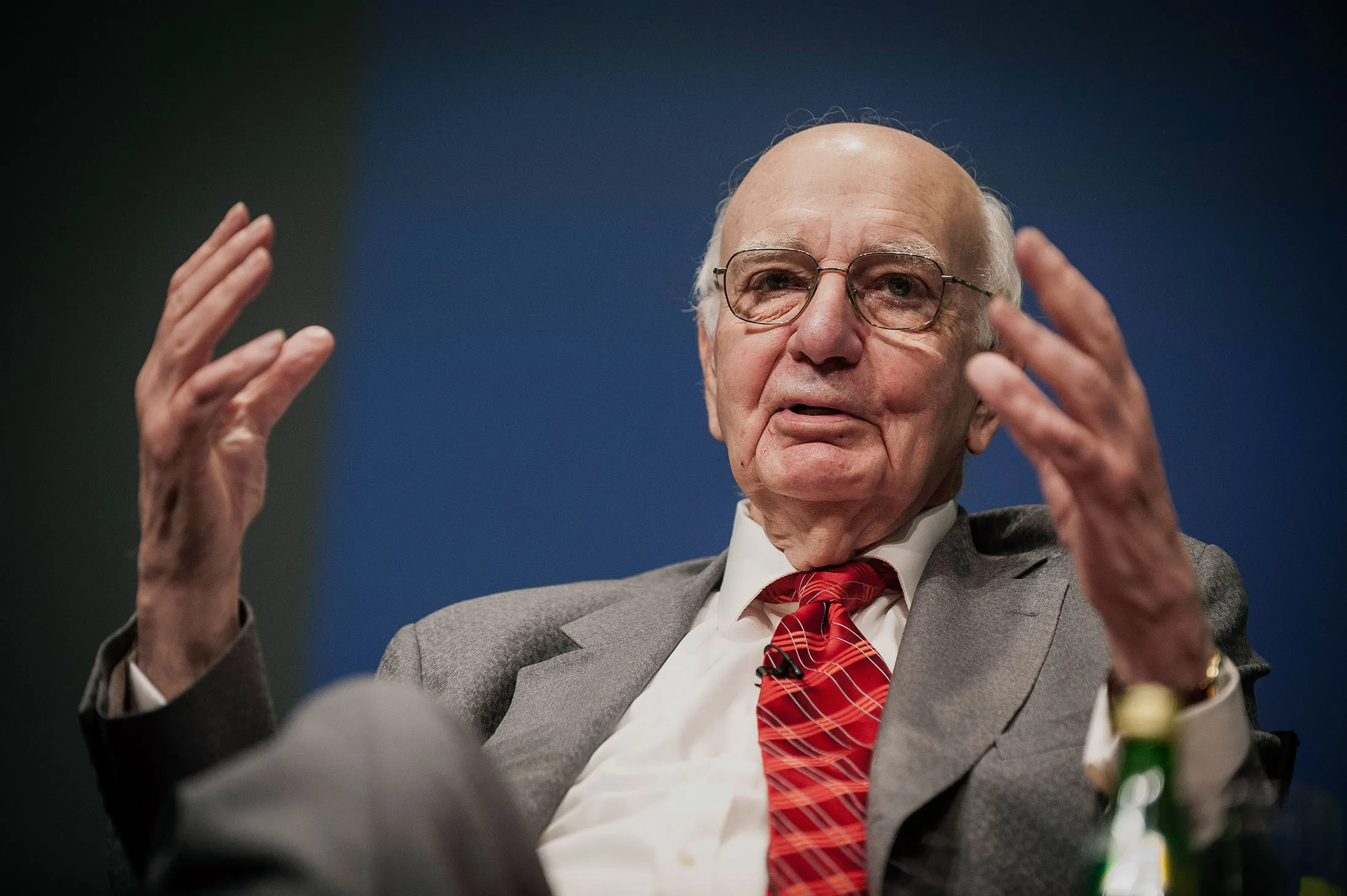 Paul Volcker, former chairman of the U.S. Federal Reserve.
