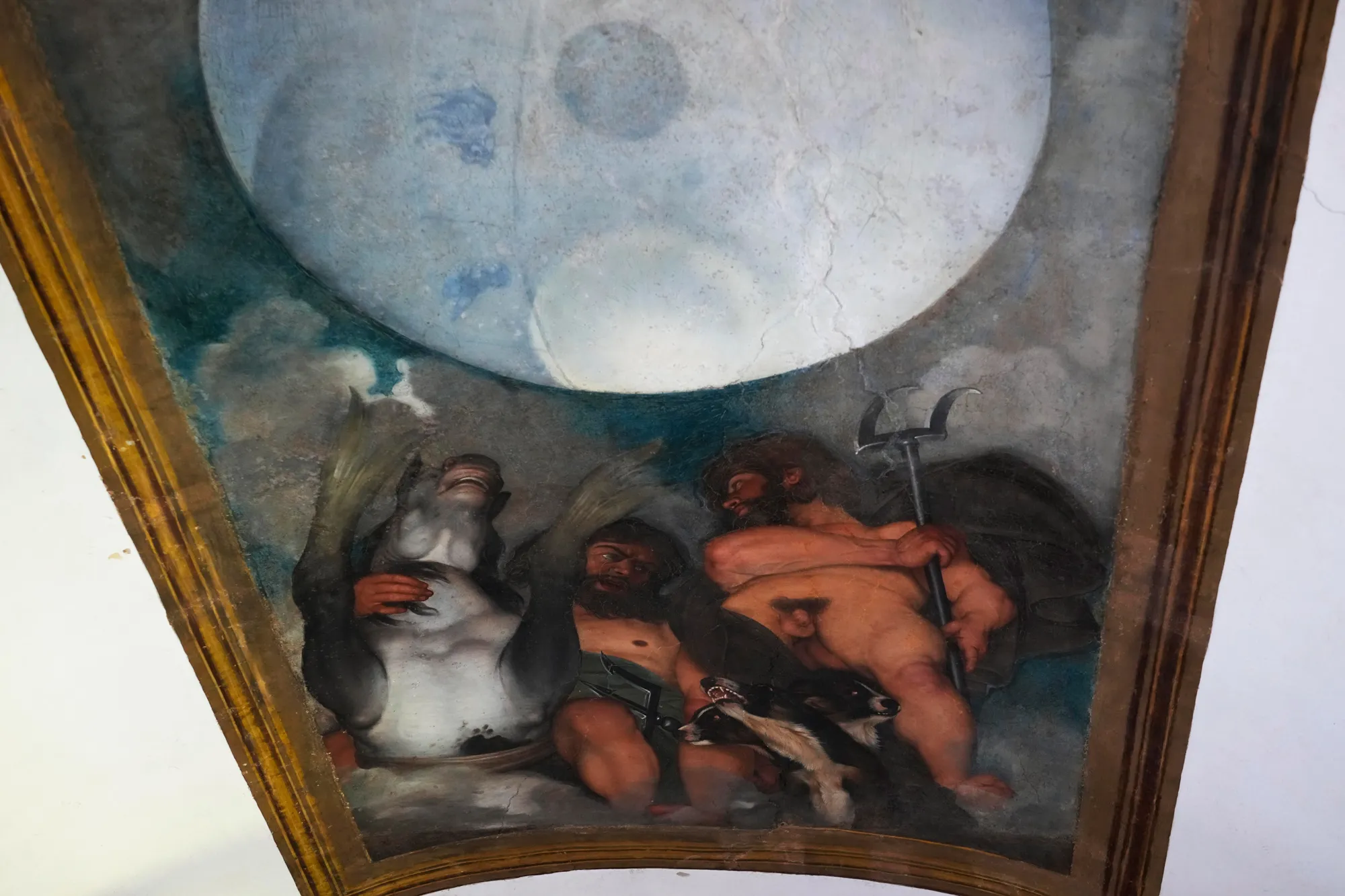 The ceiling painted by Caravaggio&nbsp;at the Casino dell’Aurora in Rome. The painting was&nbsp;commissioned in 1597.&nbsp;