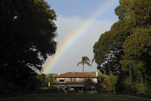 The main house of the Dos Pueblos ranch was built in the 1920s and has five bedrooms and seven baths.