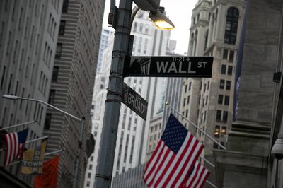 The New York Stock Exchange As US Stocks Rise