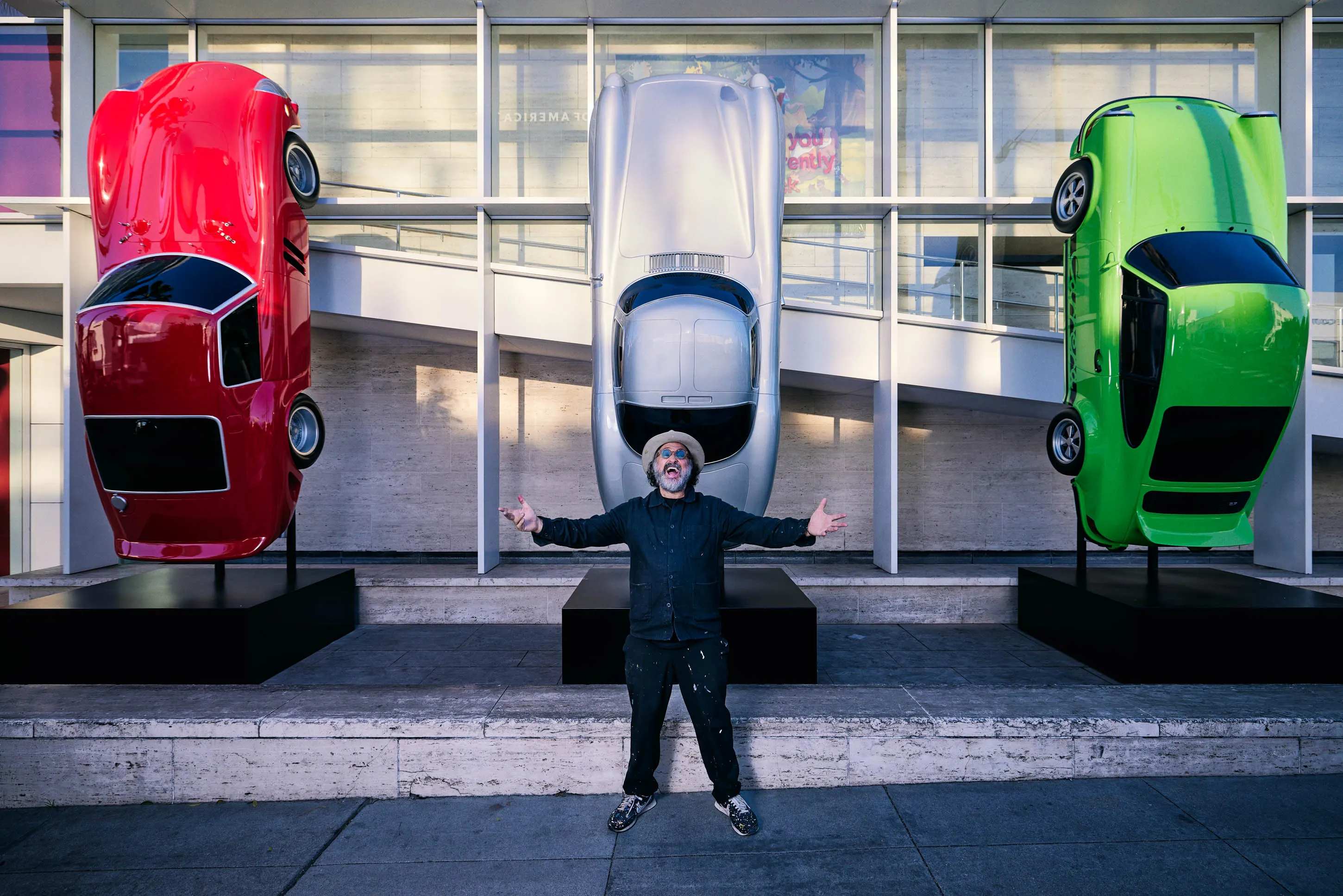 Mr. Brainwash Puts Porsche, Mercedes-Benz, Ferrari in New LA Art Show -  Bloomberg