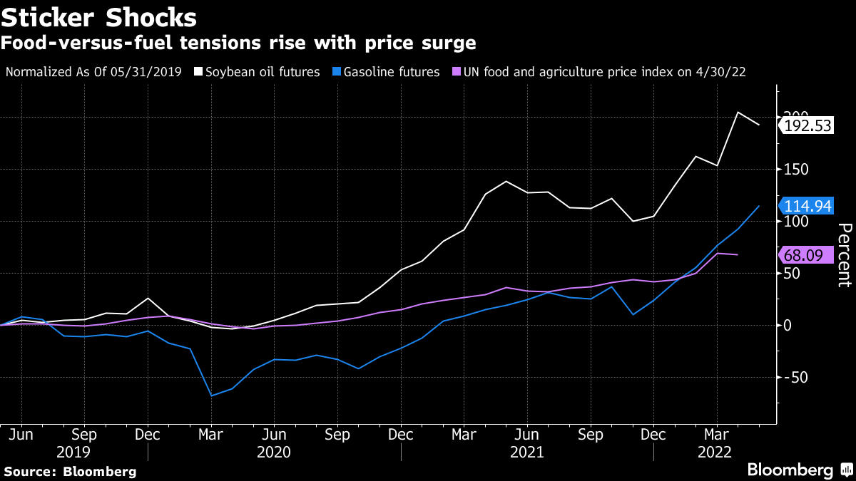 Food-versus-fuel tensions rise with price surge