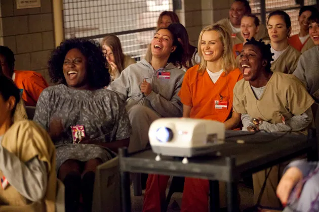 A scene from the Netflix exclusive Orange Is the New Black