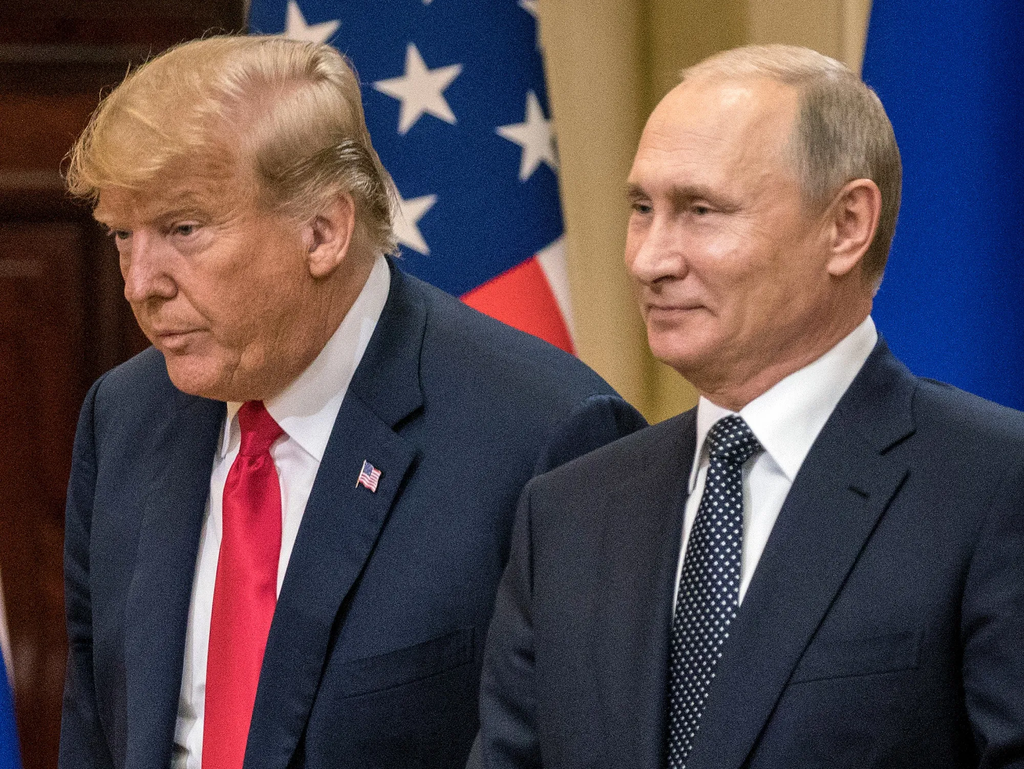 Trump has no message for Putin.