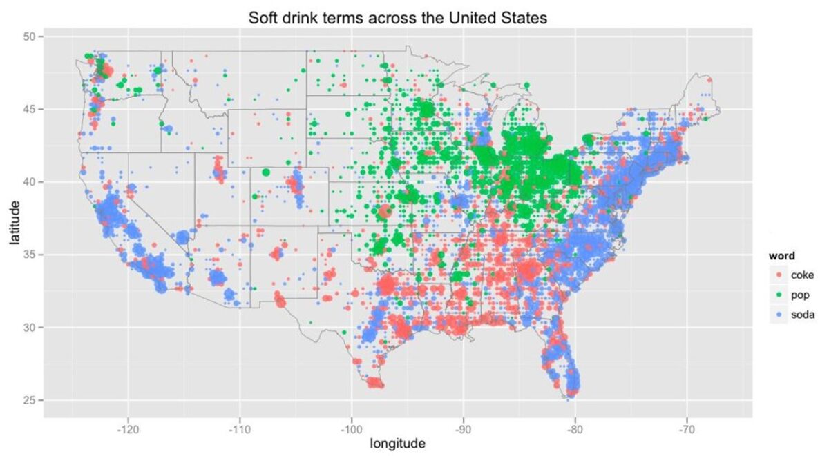 Map Of The Day Soda Vs Pop Vs Coke Bloomberg   1200x661 