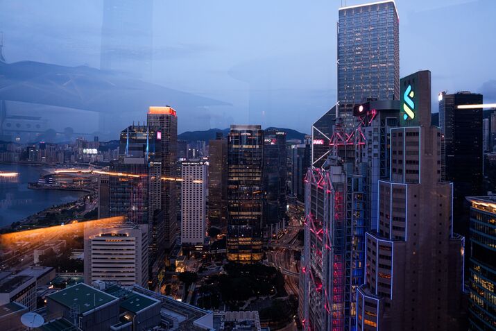 Financial District in Hong Kong