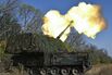 Ukrainian artillery.