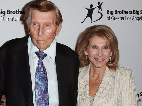 Sumner Redstone and Shari Redstone.