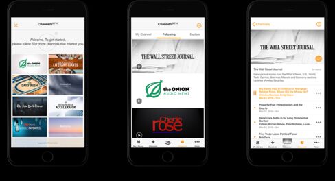 Channels is available in the Audible app.