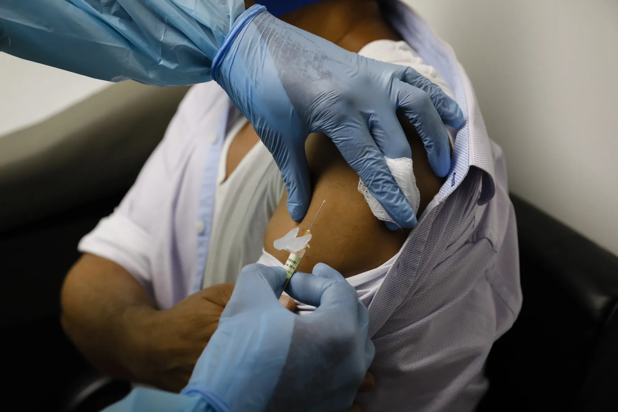 Residents Participate In Pfizer Covid-19 Vaccine Clinic Trial