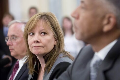 Mary Barra, chief executive officer of General Motors.