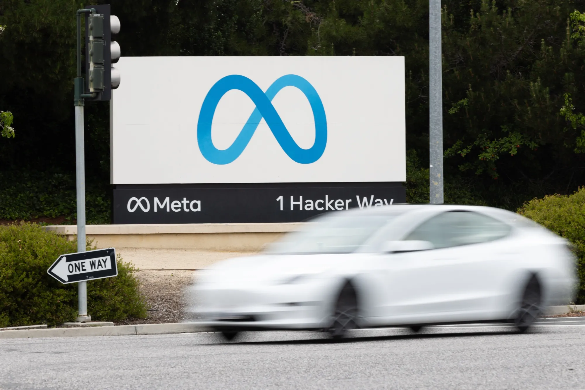 The Meta headquarters in Menlo Park, California.