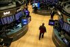 The New York Stock Exchange As Stocks Fall 