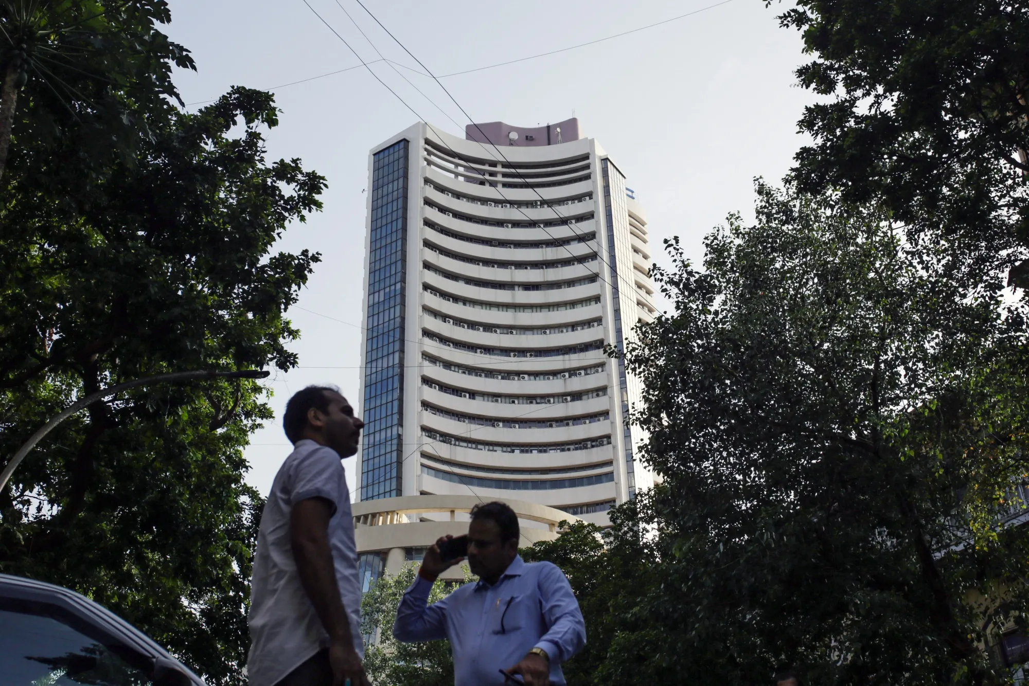 The Bombay Stock Exchange (BSE) building in Mumbai, India.