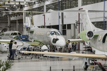 Aircraft Manufacturing At An Embraer SA Plant As United Airlines Debates Fleet Order