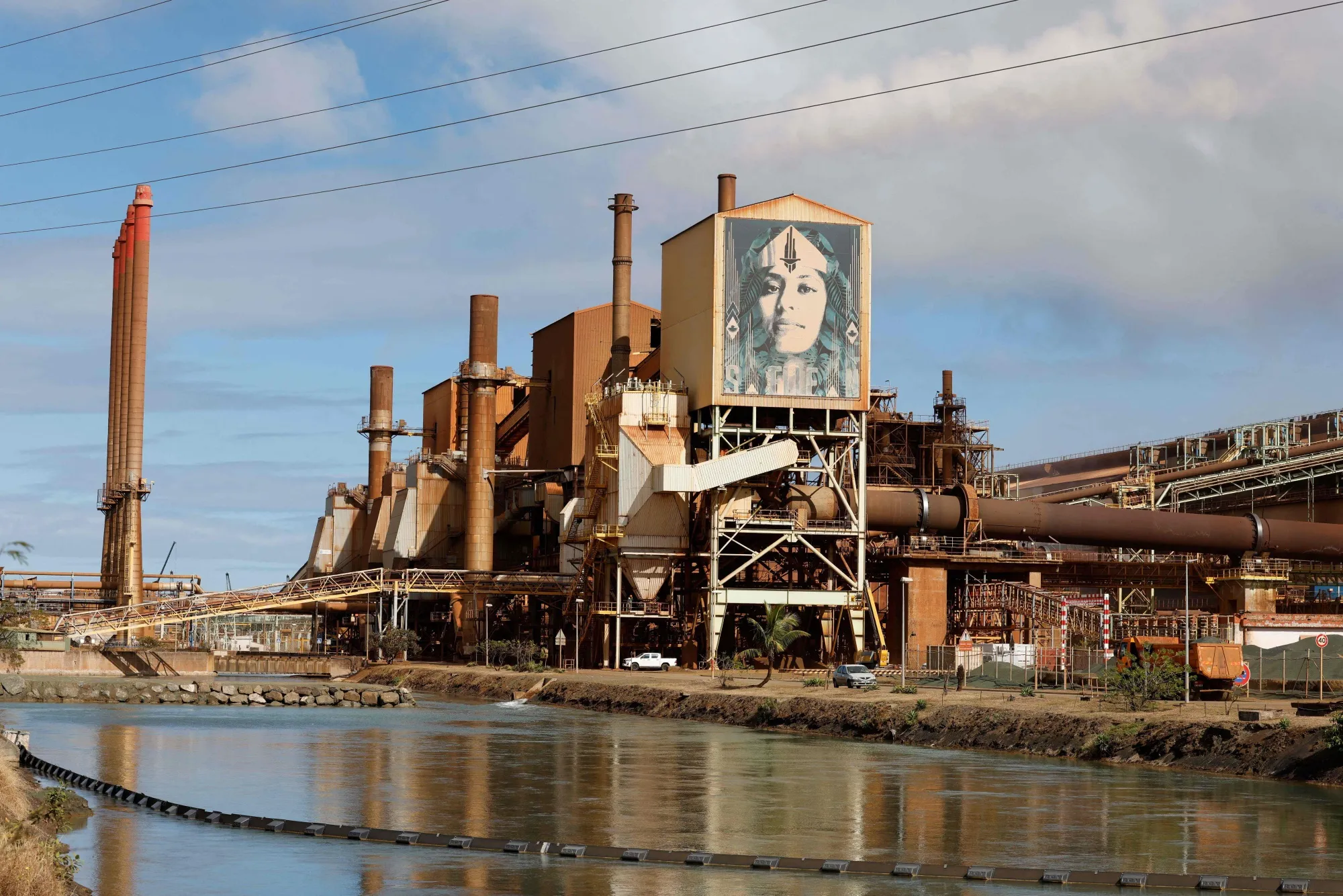 The SLN nickel factory operated by Eramet group in Noumea,&nbsp;New Caledonia.