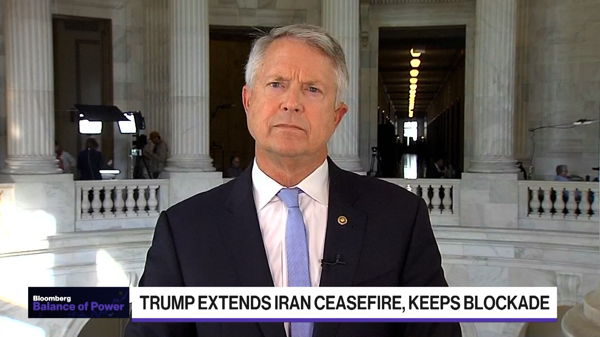 Sen. Roger Marshall (R-KS) says the US must “finish the job” in Iran. He spoke with Kailey Leinz and Joe Mathieu on Bloomberg’s “Balance of Power.”