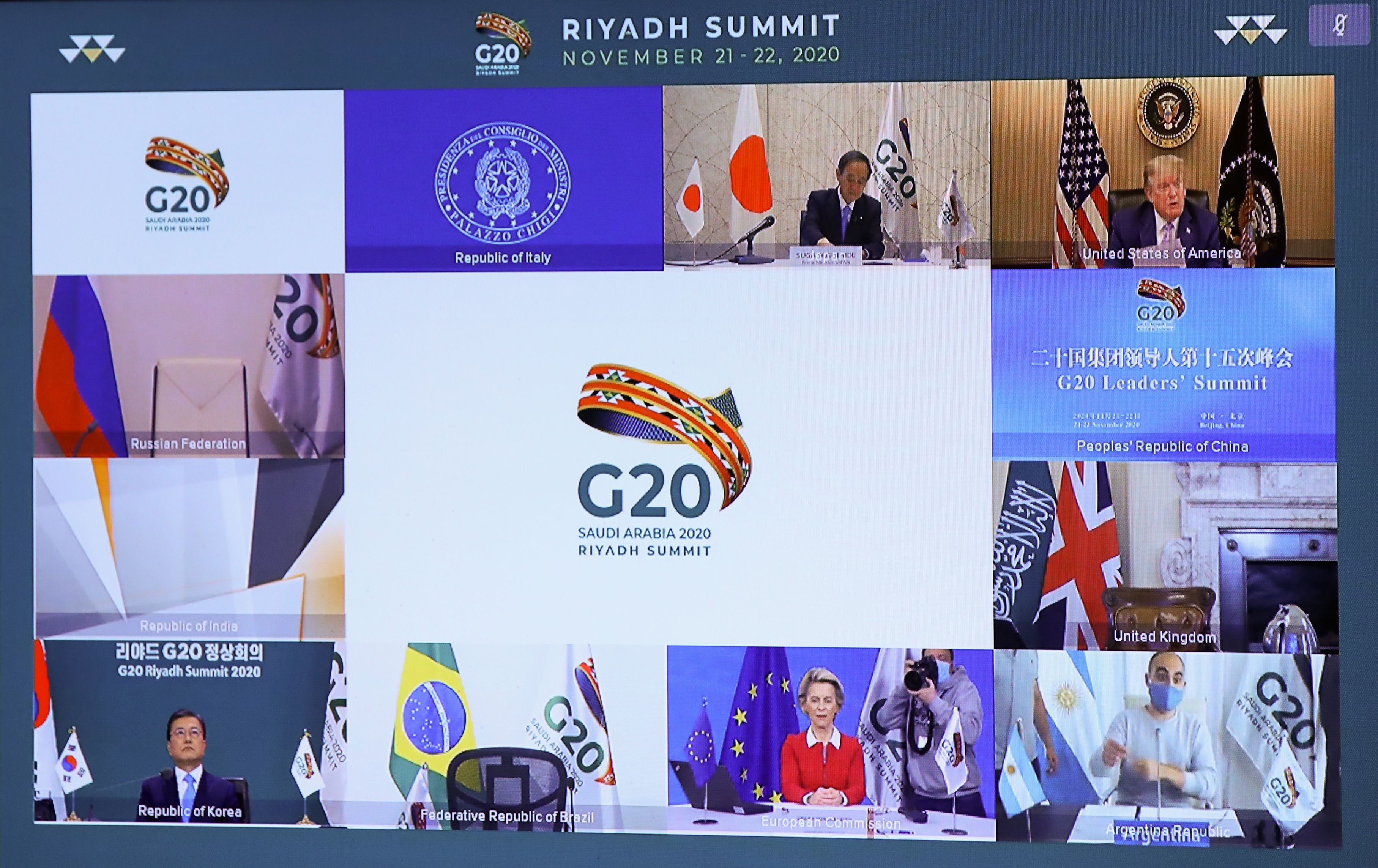 Leaders gather for virtual G20 summit on November 21