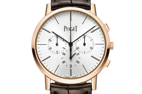 This year, Piaget developed an ultrathin chronograph.