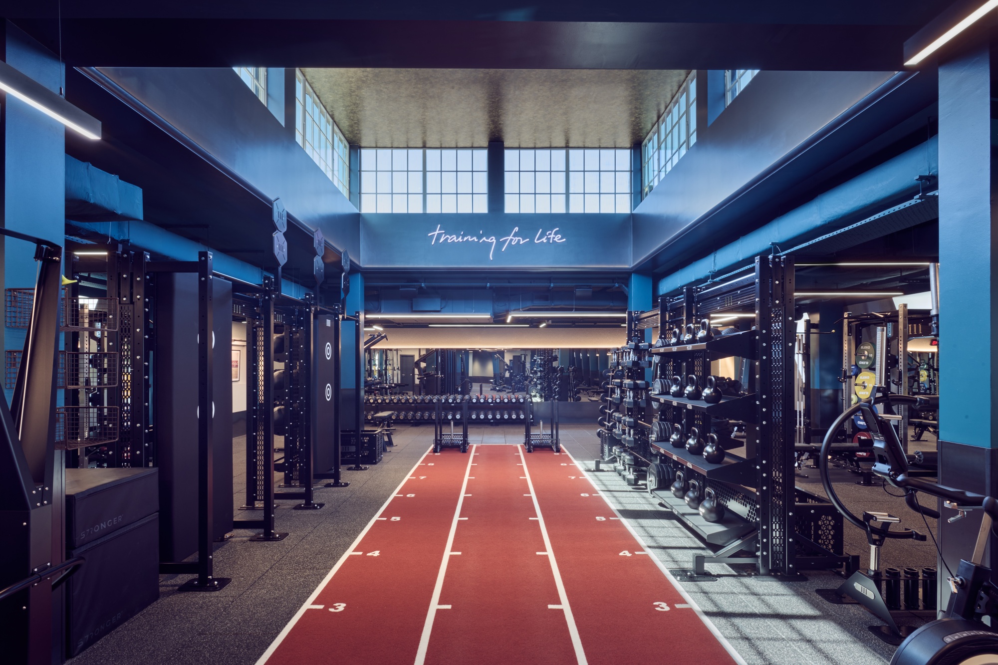 Thegym floor at upscale club Third Space.