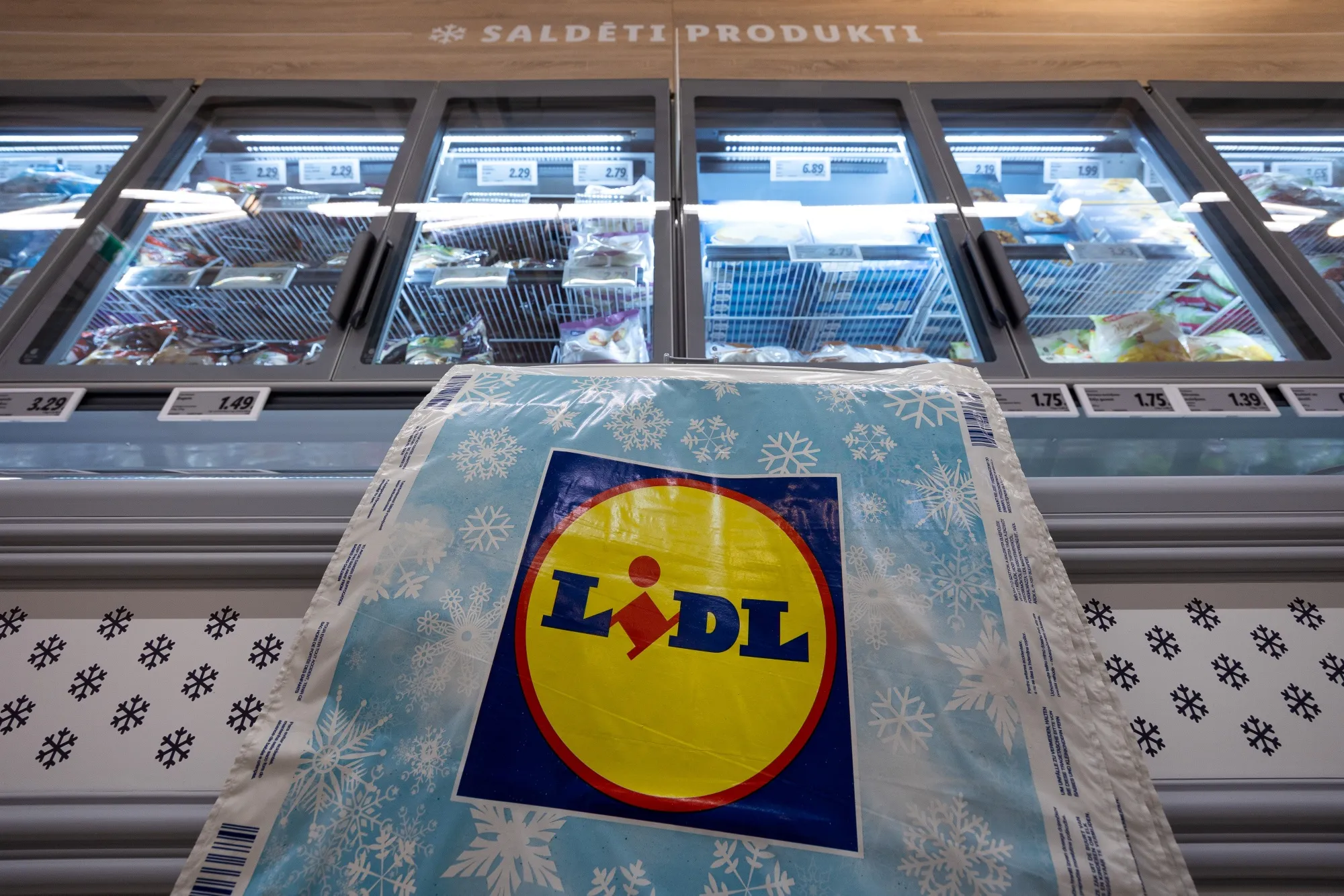 A Lidl supermarket in Riga, Latvia.