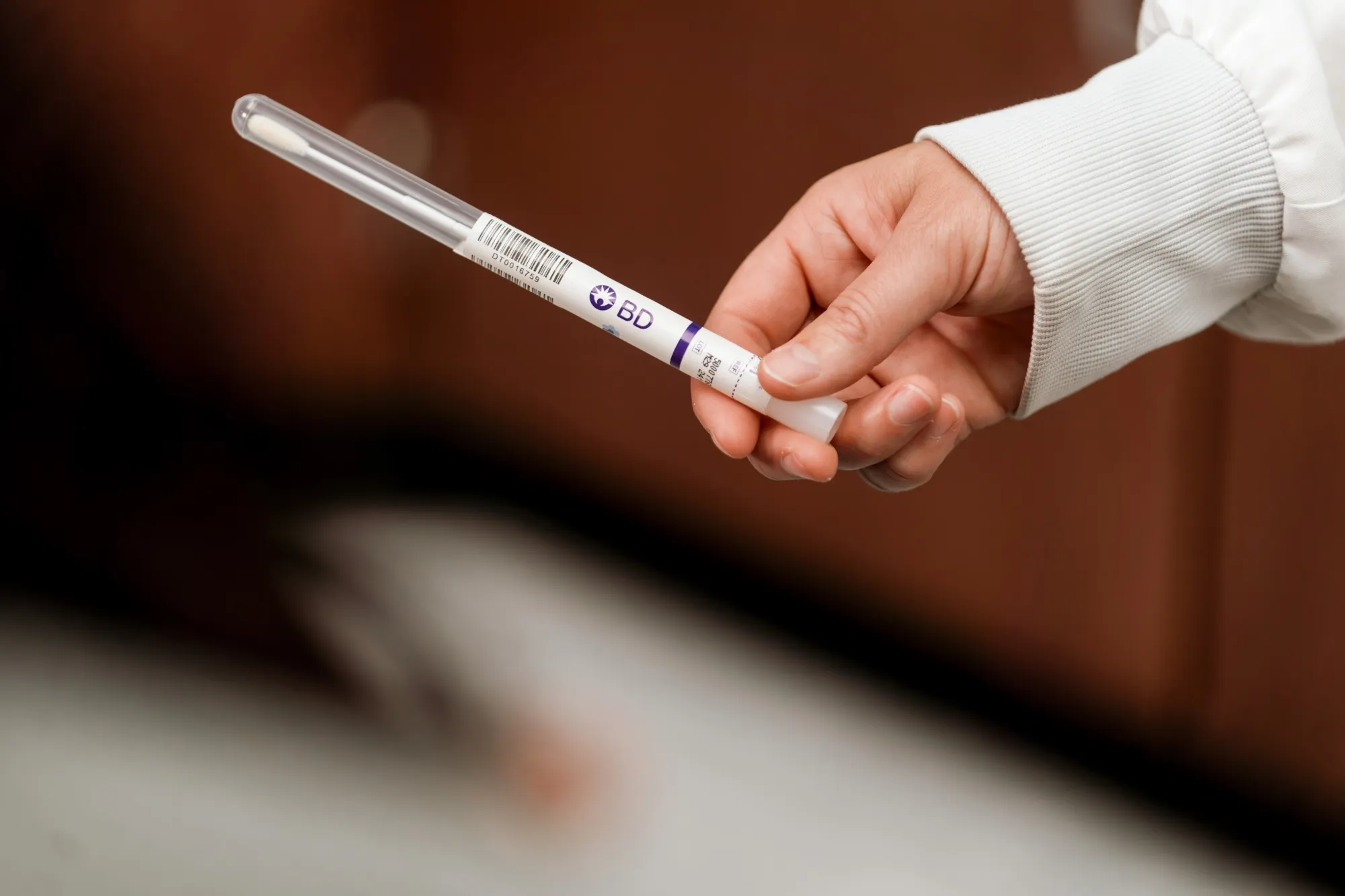 A BD self-collection swab.