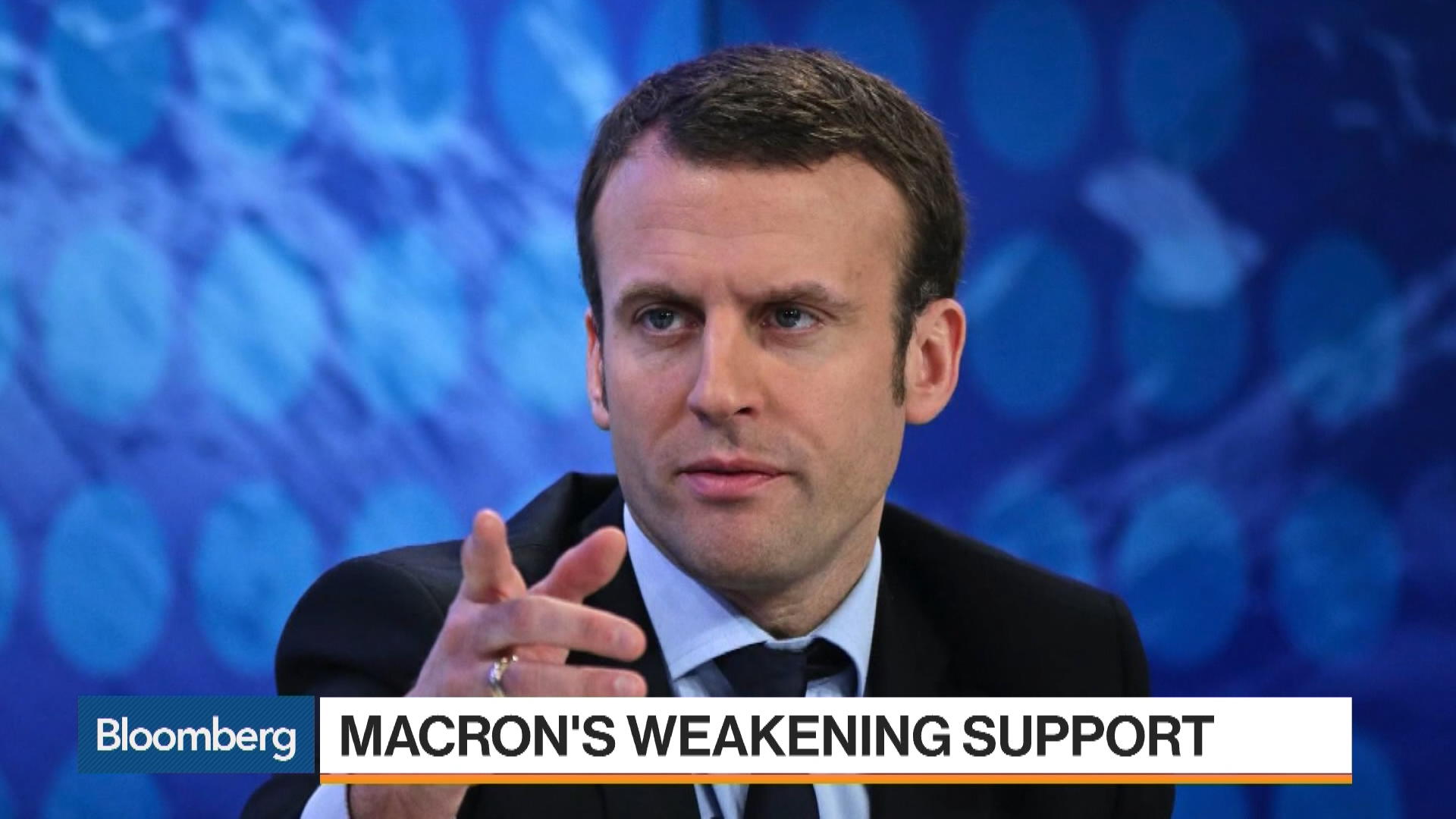 Watch Why Macron's Approval Rating Is Falling - Bloomberg