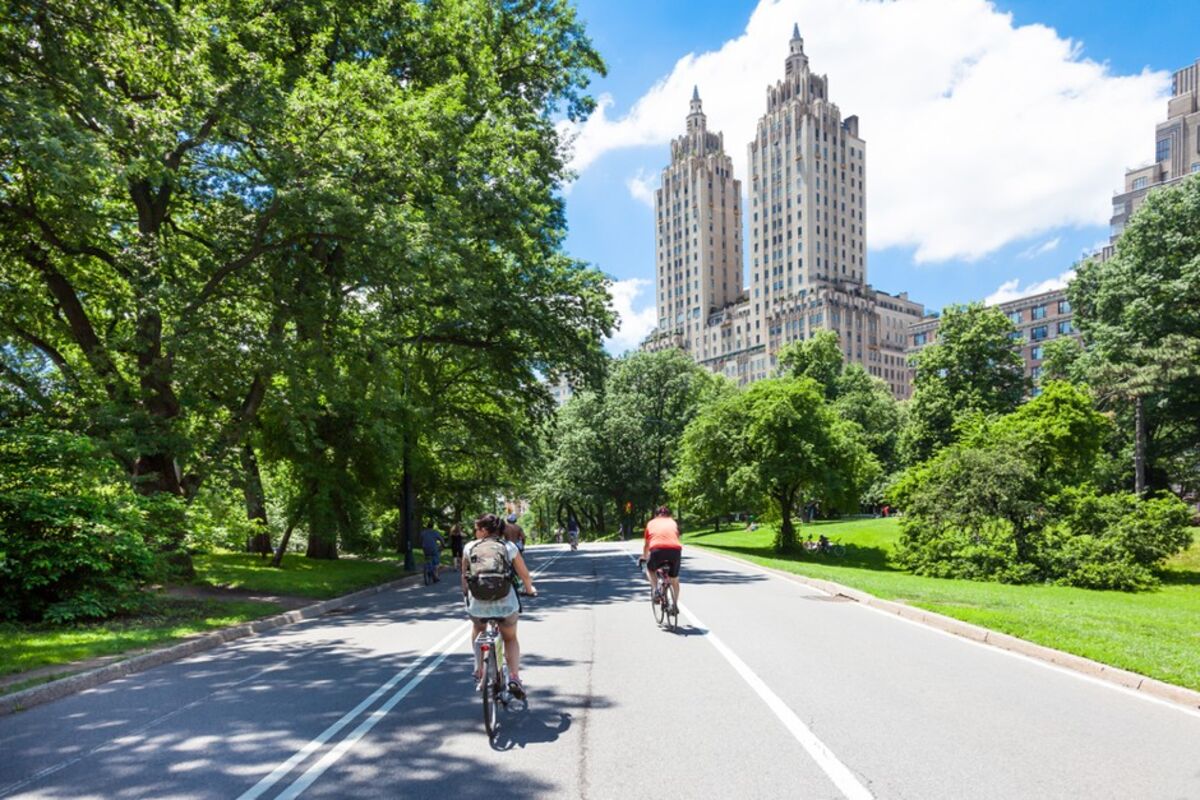 bike riding in central park