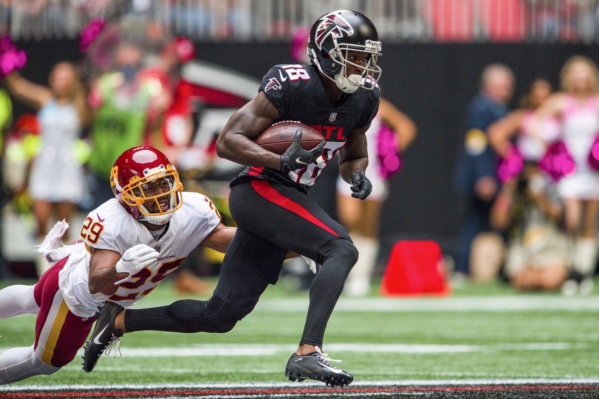 Falcons WR OUT vs. Jaguars, Arena