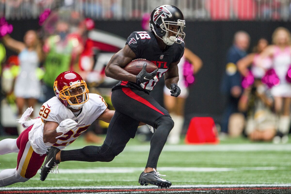 Calvin Ridley Suspended for Betting on NFL Games - Bloomberg