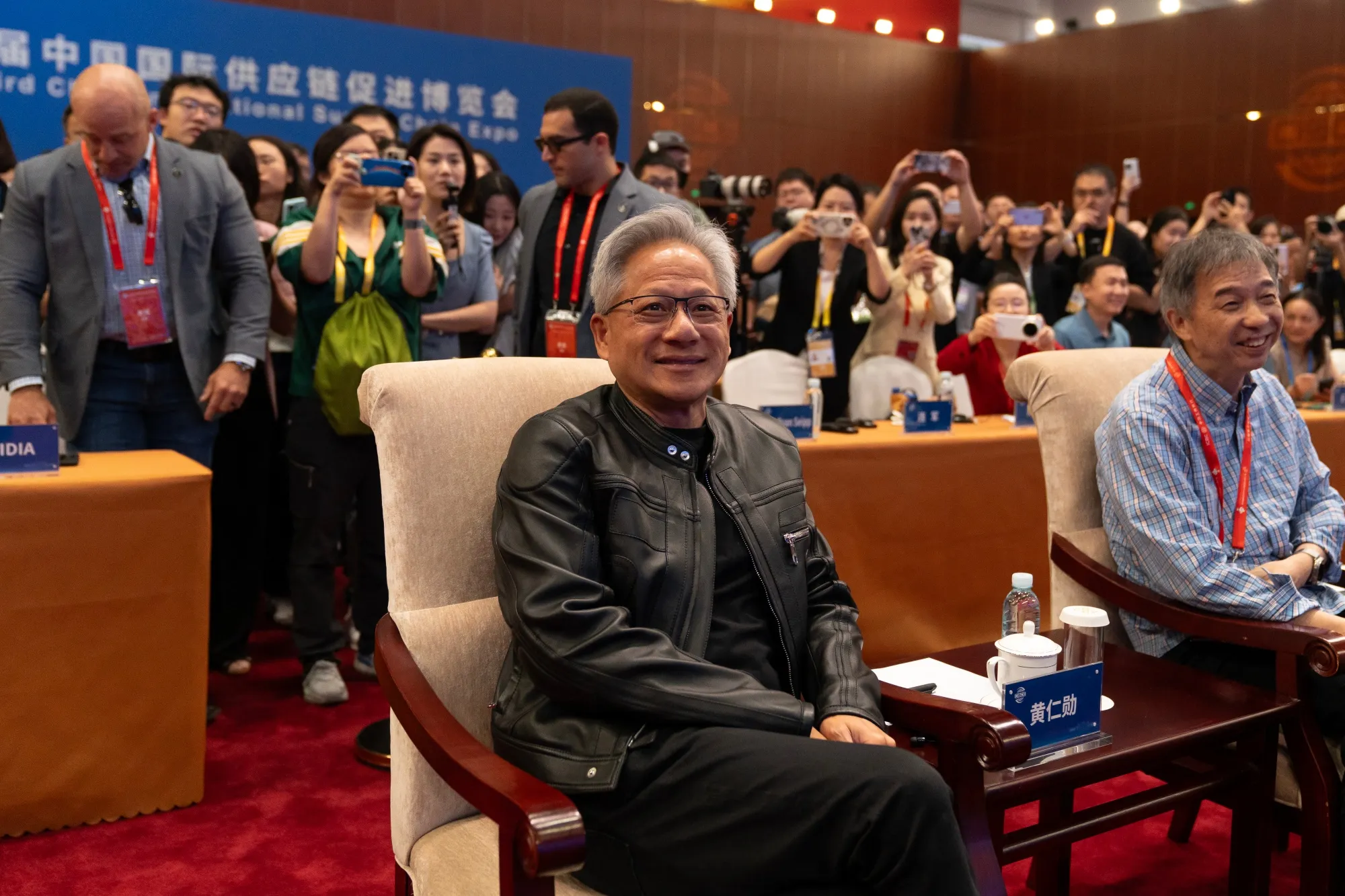 Jensen Huang in Beijing on July 17.