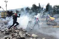 TOPSHOT-ECUADOR-ECONOMY-IMF-OIL-PROTEST