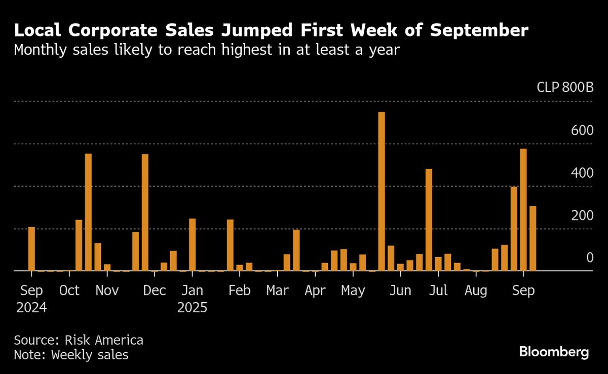 Chile Companies in Bond Sale Binge as Capital Markets Recover