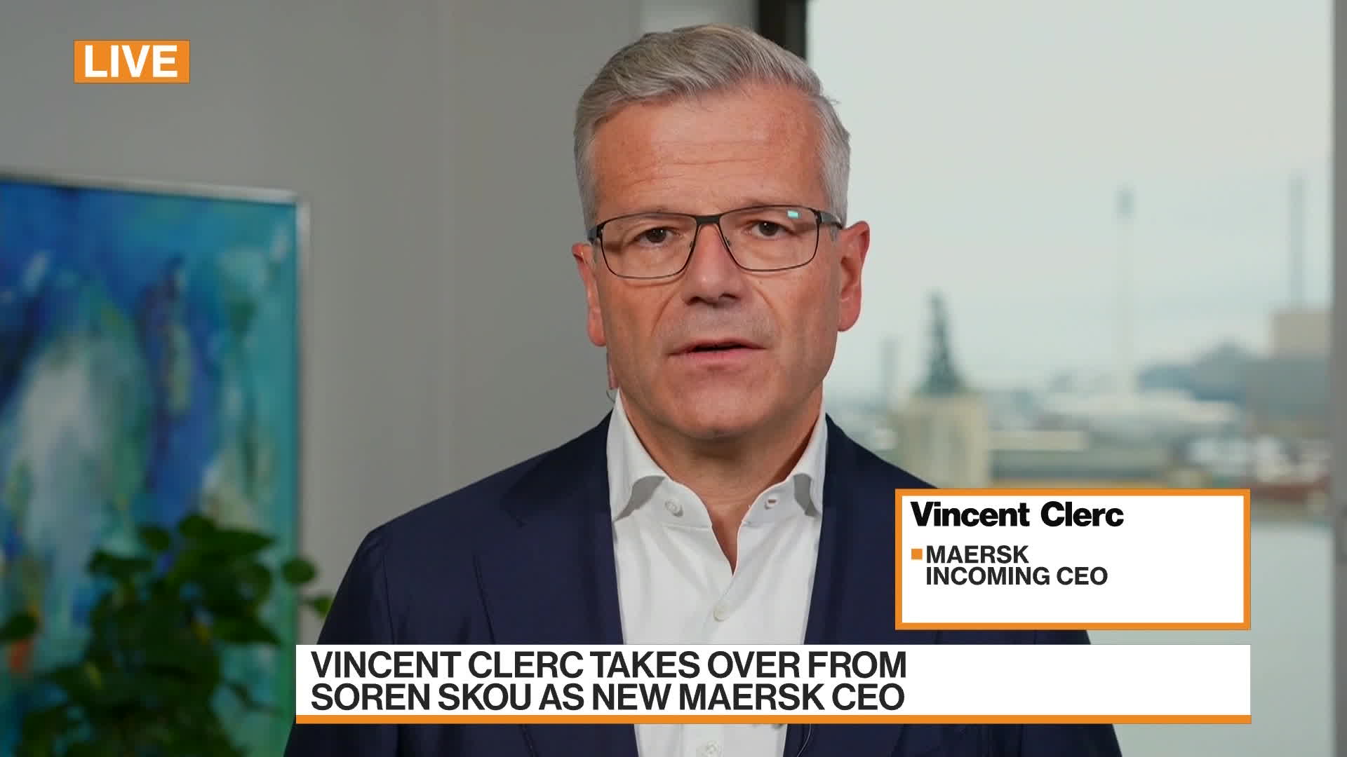 Watch Maersk CEO On 2023 Challenges and Demand Bloomberg