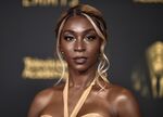 Angelica Ross appears at the Creative Arts Emmy Awards in Los Angeles on Sept. 11, 2021. Ross is set to make her Broadway debut in the musical &quot;Chicago&quot; this fall, becoming the first openly transgender actor to play the murderous vixen Roxie Hart. Ross, whose credits also include &quot;American Horror Story: 1984,&quot; will start an eight-week run beginning Sept. 12 at the Ambassador Theatre. (Photo by Richard Shotwell/Invision/AP, File)