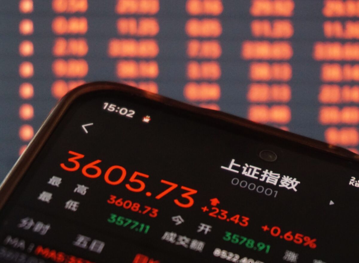 China Stock Gauge Set for Decade High as Investors Dump Bonds