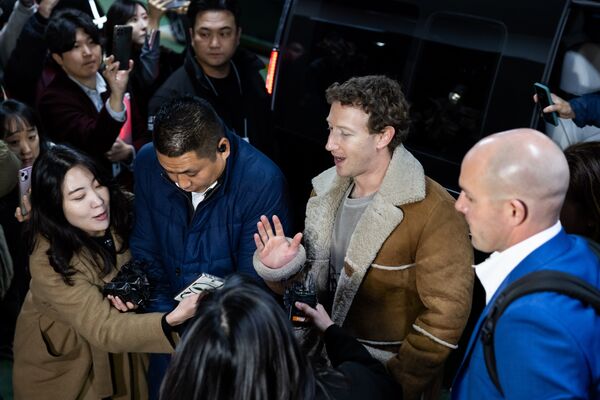 Meta CEO Mark Zuckerberg in South Korea