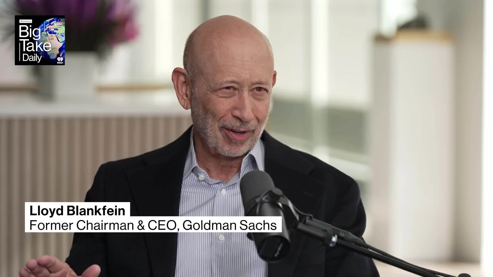 Blankfein on AI Risks and Politics