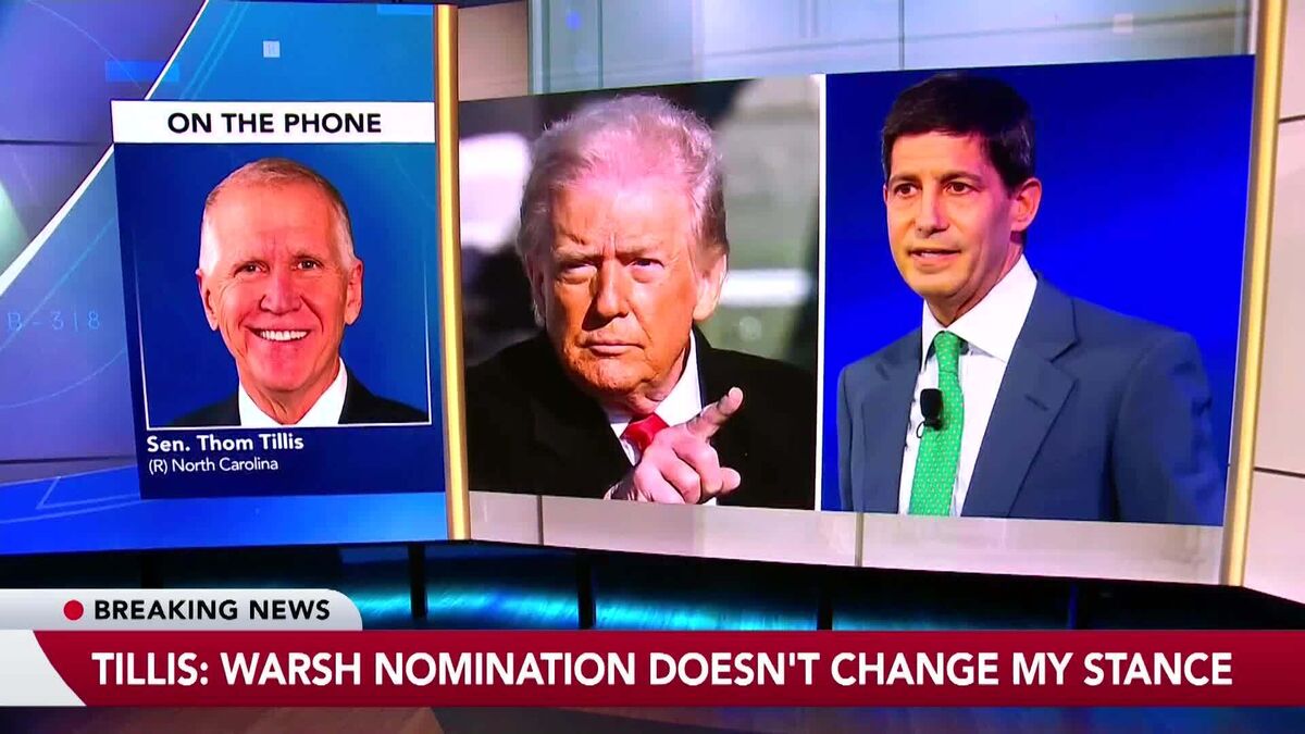 Warsh's Fed Nomination Changes Nothing, Says Senator Tillis