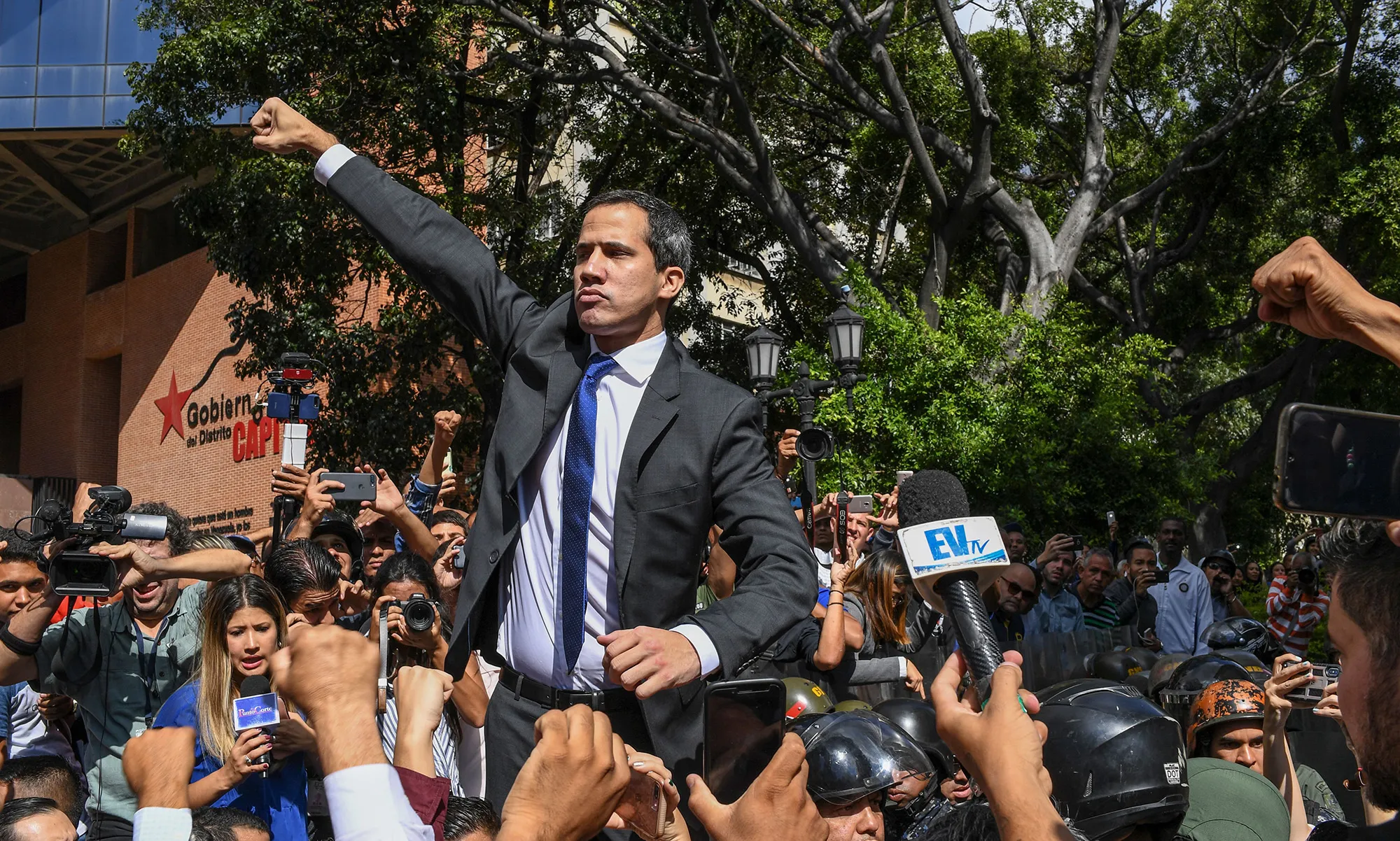 Juan Guaido in Caracas, on Jan. 7.