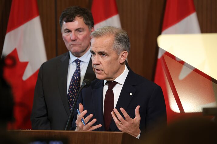 Canada's Prime Minister Mark Carney Holds News Conference