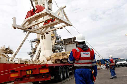 Technip operations at Cromarty Firth in Invergordon, U.K.