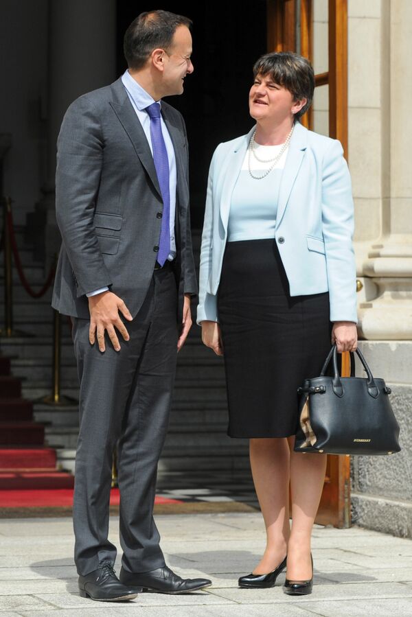 Ireland's Prime Minister Leo Varadkar Meets With Politicians From Northern Ireland