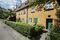 The Fuggerei social housing complex in Augsburg, Germany.