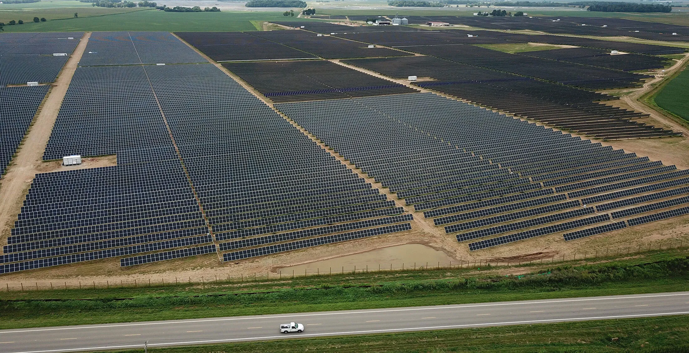 The Yellowbud Solar Project in rural Ohio.