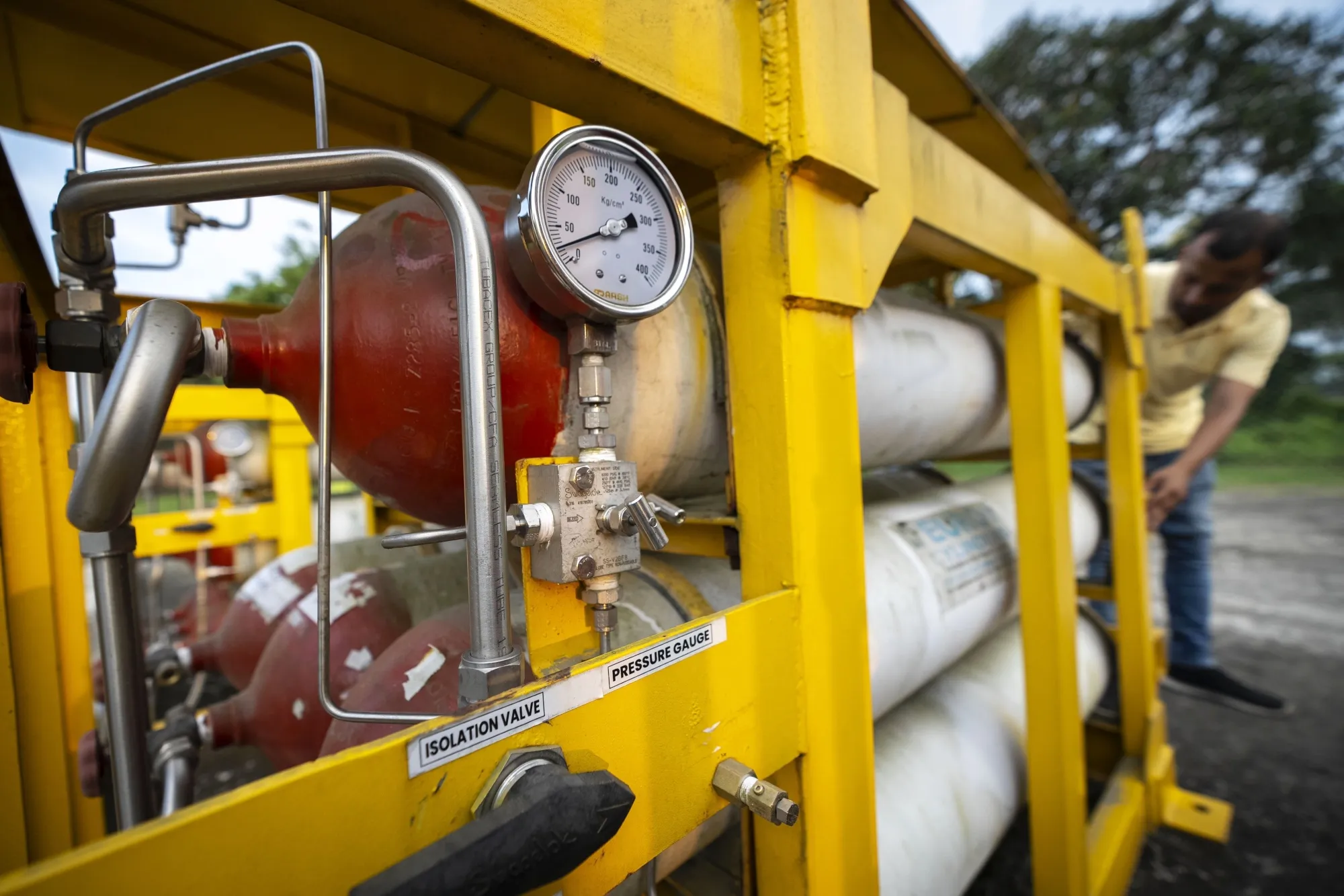A hydrogen plant&nbsp;in Jorhat, India.