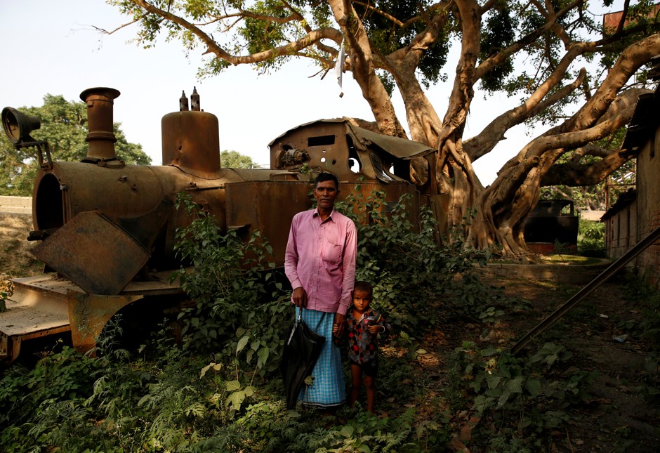 Rafid Kabadi, 49, had been driving trains on Nepal's Janakpur line for 25 years before it was shut down in 2014.