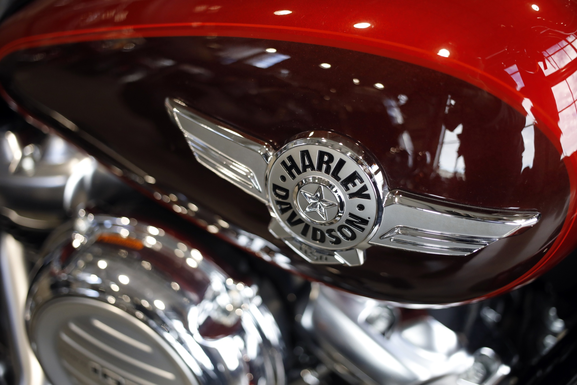 Harley-Davidson rides boom in leisure spending, lifting profit and shares